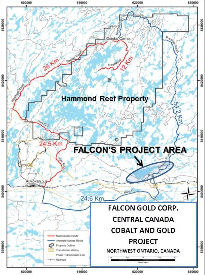 CENTRAL CANADA COBALT & GOLD PROJECT COMPRISED OF 2 RECENT ACQUISITIONS: 1.