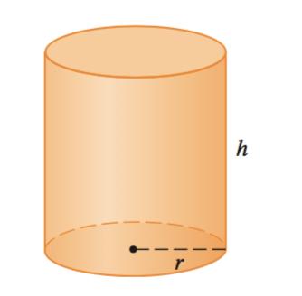 Example. A cylindrical can is to be made to hold 1 L of oil. Find the dimensions that will minimize the cost of the metal to manufacture the can.