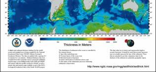 The seafloor at the mid-ocean ridges is young and has essentially no sedimentary cover.