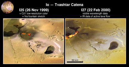 Tvashtar plume on Io as seen by New