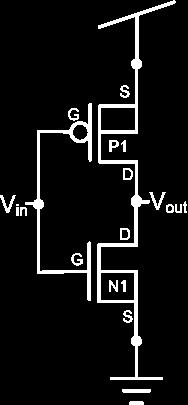 voltage and the other connected to the output.