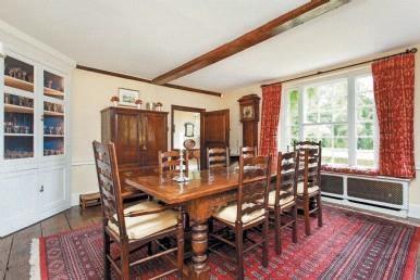The house retains many period features such as sash windows, fireplaces and exposed beams.