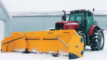 EXTENDABLE SNOW PLOWS Continued FOR THOSE LOOKING TO MAXIMIZE TIME AND LONGEVITY EXTDEC-8-13 10 000 lbs - 16 000 lbs, 95-155 HP * Shown with optional extensions Release height of trip edge (inside