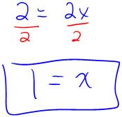 5x 4 3x 20 5x 3x 4 3x 3x 20 2x 4 20 2x 4 4 20 4 2x 24 2x 24 2 2 x 12 Subtract 3x from both sides. What property? Simplify the equation. Add 4 to both sides. What property? Simplify the equation. Divide both sides by 2.