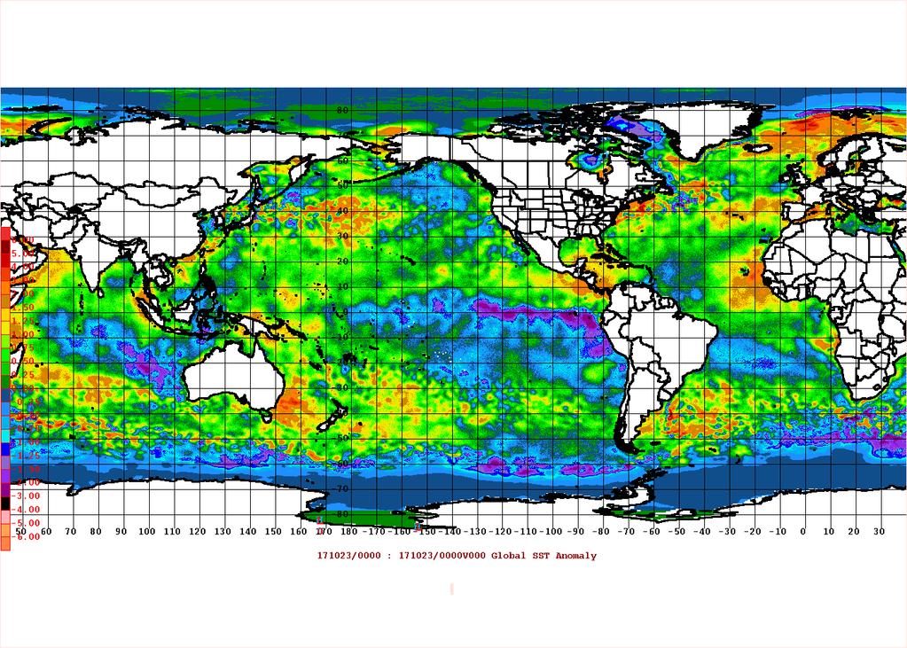 The current SST anomaly map certainly shows a look where regions 3.4/4 anomalies would be warmer than regions 1.2/3 anomalies.