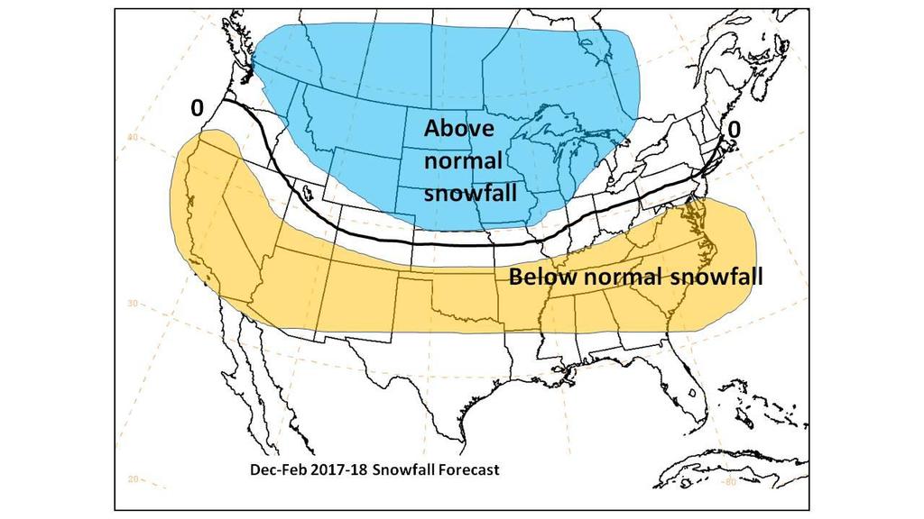 Maps Cool Season Snow Anomalies I expect snowfall to be above normal for the cool season in the interior