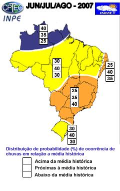 Brazil Climate Outlook Fora (COF) for southeastern South America (SESA) Centro