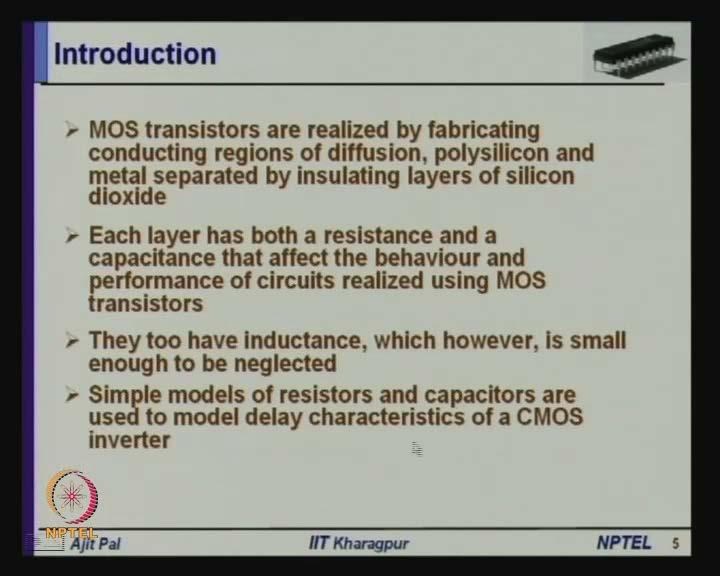 (Refer Slide Time: 11:14) So, with this comparative study, let us move to our main topic that is your switching characteristics of CMOS inverters.