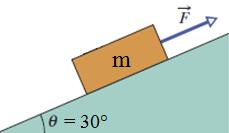 Coordinator: Dr. W. L-Basheer Monday, March 16, 2015 Page: 4 Q7. block, of mass m = 4.0 kg, is pulled upward an inclined rough plane with a constant force F parallel to the incline (See Figure 5).