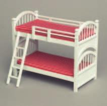 Bunk Bed w/ladder 5 3 4 H x 7 1 4