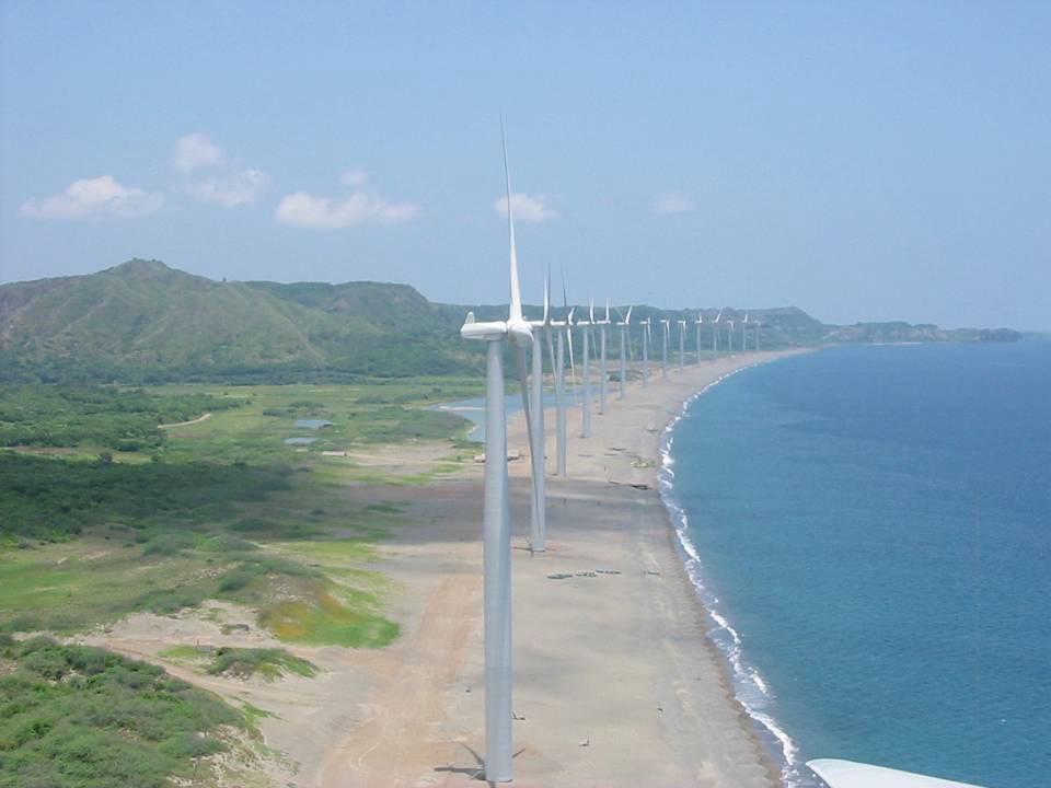 NorthWind, Bangui Bay, Philippines This wind farm have survived two typhoons but with damage to cabling (flooding) 57 km 69