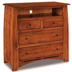 75 h ( Shown) SC040-2: 4 Drawer Chest open media space