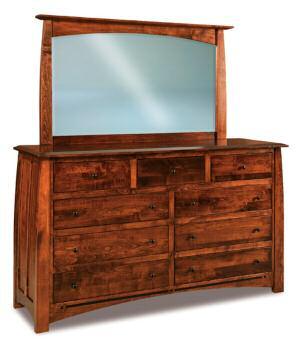 Stoney Creek Dressers, cont. 109 SC-073 SC-069 SC073: 9 Drawer Dresser - 73 w x 22 d x 43.75 h Shown with Beveled Mirror 031-58.75 w x 1.5 d x 34.