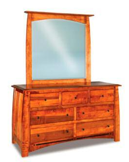 Stoney Creek Dressers, cont. 110 SC-051-1 SC-059 SC051-1: 4 Drawer Dresser - 51 w x 22 d x 36.75 h Shown with Beveled Mirror 047-1 - 28.5 w x 1.5 d x 42.