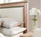 Millicent 9 Millicent with fabric headboard panel - ( Shown with