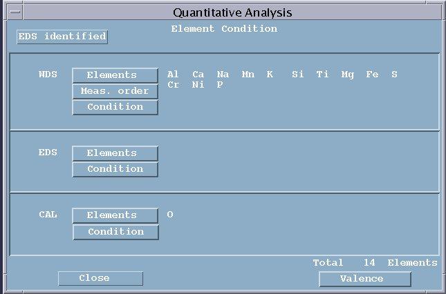 Quantitative Analysis Setup