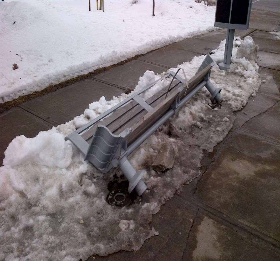 plows push snow onto the sidewalk and sidewalk plows