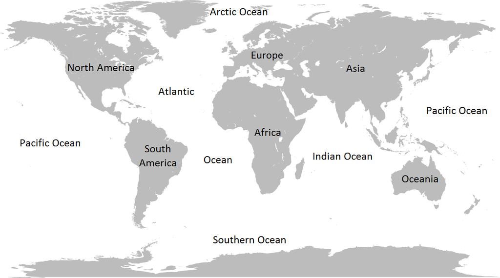 - Modern Day Continents: today, there are seven continents. 1. Asia 2. Antarctica 3. South America 4. North America 5. Europe 6. Oceania 7.