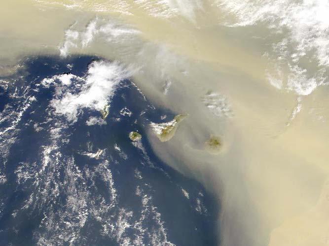 February 26, 2000 Saharan dust storm Canary