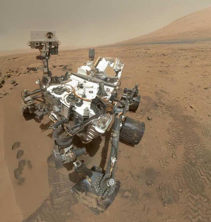 5 Curiosity self-shot Curiosity is equipped with a fairly low-resolution digital imaging sensor, but it can still take a self-pic.
