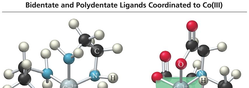 For polydentate ligands such as en, we form. The combined complex is known as a. A solution of the ligand is known as a.