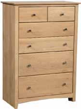 33 1/8 W x 18 D 6125X 5 DRAWER CHEST - WIDE 37 1/8 H x