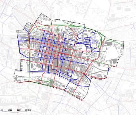 % Street Network Length Crown copyright. OS Licence No 0100192252 Multi-scale analysis Glasgow Manchester Edinburgh Highly accessible routes values above 1.