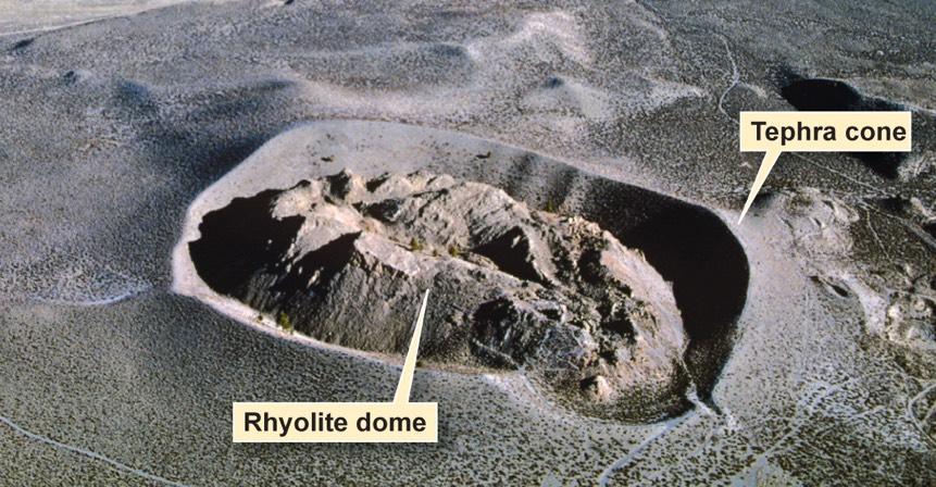 Rhyolitic Lava Flows! Rhyolite has the highest SiO 2 and the most viscous lava.
