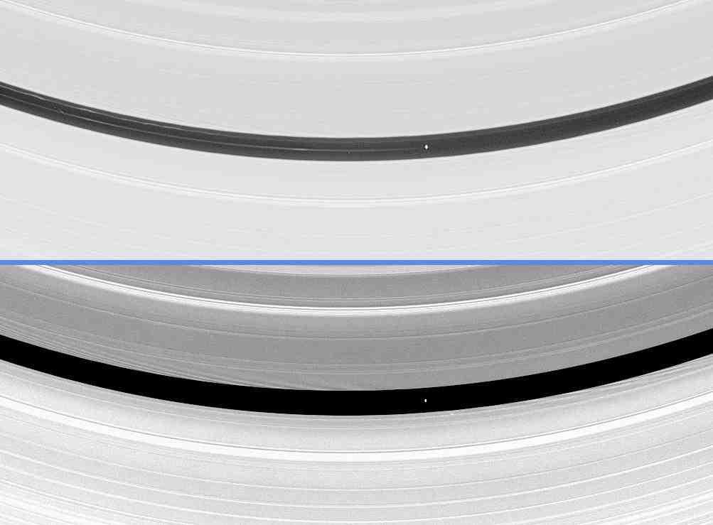 Gaps in Saturn s Rings! Many divisions are seen in the ring system!