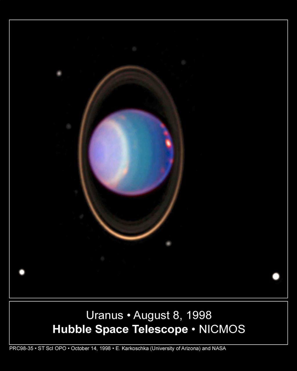 The Atmosphere of Uranus! Uranus is surrounded by an atmosphere of mostly hydrogen!