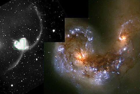 Galaxy collision &