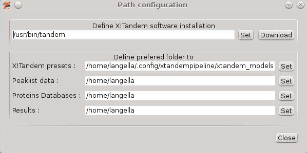 1.5 Start X!TandemPipeline 1 INSTALLATION 1.5 Start X!TandemPipeline To run X!TandemPipeline, simply : Open X!
