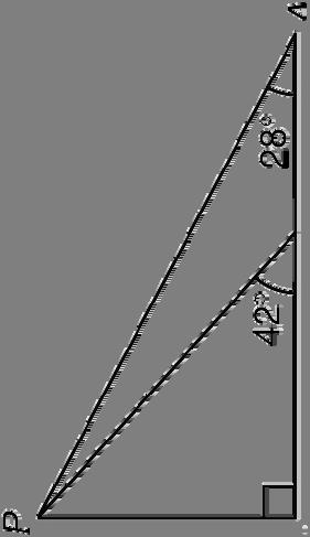 Example 6 In the figure, PQ is a vertical flagpole.