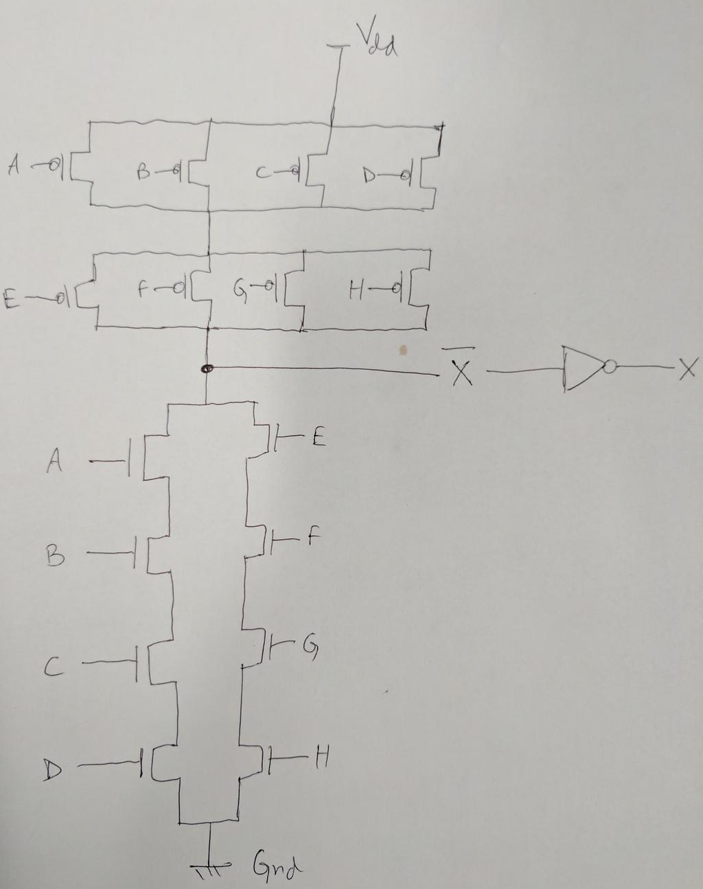 c) (5%) Draw a compound gate