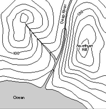 Mapping Fields Field - Isolines - Isotherms - Isobars - Maps Contour lines - Contour interval Drawing isolines: - Try to locate a pattern where numbers may be bunched together - The 25 isoline has