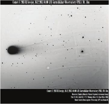 Comet C2013R1 Lovejoy Imaging/ Observations: The image calibration & processing is an integral part of