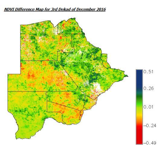 OCTOBER TO DECMBER 2016: Fig 5a: RFE cumulative rainfall for October to December 2016 (Courtesy MESA SADC) For the Season of October to December 2016, the Satellite estimated rainfall show that the