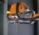 workpiece. Compact design and optimum power-to-weight ratio. Reversible rotation. Powerful motor.