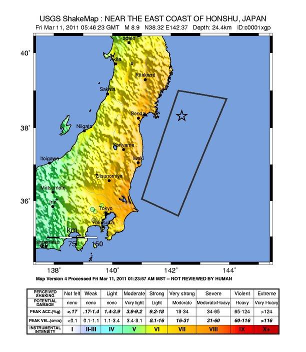The Tohoku-oki earthquake Massive earthquakes with a Mw 9.