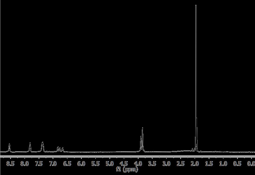 V. Investigation of the oxygenation product via NMR spectroscopy The product of the oxygenation of [Cu(I)L4-H]PF6 with molecular oxygen at -78 C in acetone was investigated via NMR spectroscopy.