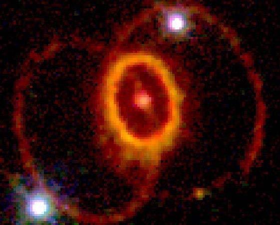 Supernova 1987A seen in