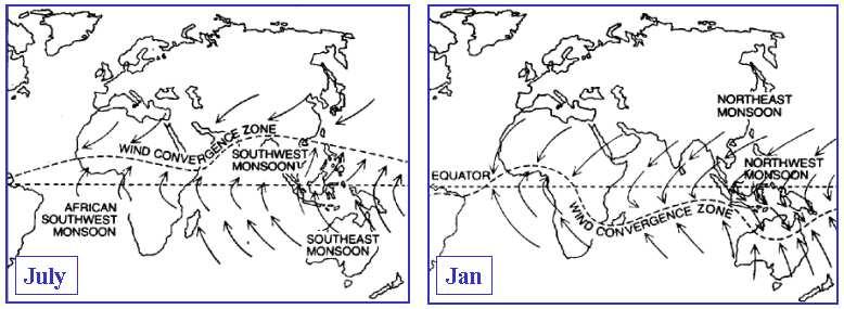 CHAPTER 1. INTRODUCTION TO THE TROPICS 30 monsoons in the Asian regions. Figure 1.