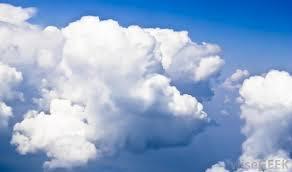 Clouds Clouds form when air above the earth s surface cools below its