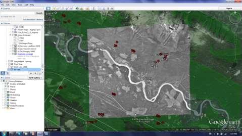 Google Earth - image overlay 1.How is data stored? Google Earth FAQs Keyhole markup language.kml or.kmz 2.Where is my data? C:\users\username\appData\LocalLow\Google\GoogleEarth\mypla ces.