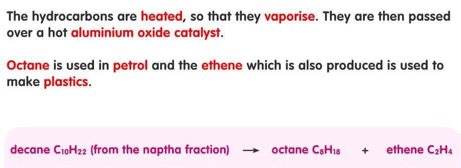 Nothing happens with iodine. 12. Alkanes readily decompose when they are strongly heated, the higher members splitting more readily.