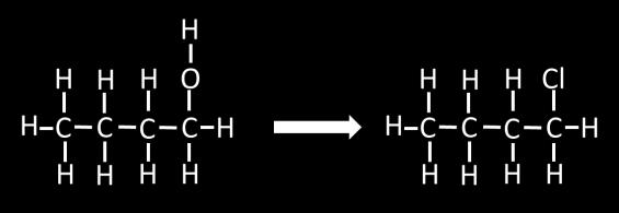 For each reaction, your answer should include: the type of reaction occurring and the reason why it is classified as that type the name of the functional group formed in each product the structural