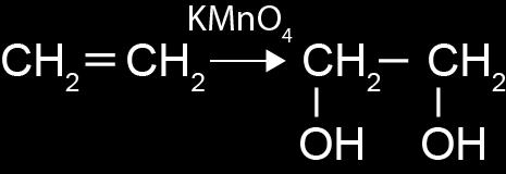 Writing Excellence answers to Alkene Reactions questions Alkene Reactions QUESTION Question: Ethene, C 2 H 4(g), reacts with aqueous potassium permanganate solution, KMnO 4(aq), dilute acid, H 2 O /