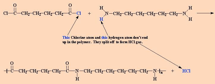 Synthesis of Polymers Polymers are generally produced by organic reactions similar to the organic chemistry you have studied except that the synthesis either involves a Chain Reaction generally with