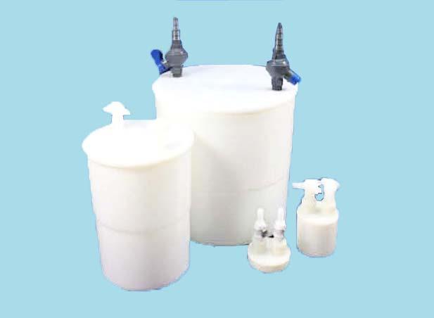 GAS CONTAINERS FOR GASEOUS SAMPLES GA-MA manufactures Marinelli-type gas analysis containers. The containers are available for Germanium detectors as well as the Nal detectors.