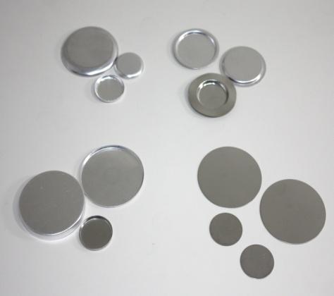 PLANCHETS and RADIO CHEMISTRY DISCS HEIGHT (Overall) <-- Diameter (Overall -- > <--Recessed Dia.--> CUPPED DISHED FLANGED FLAT D C FL F Type P/N Diameter Overall Height Overall Recessed Dia.